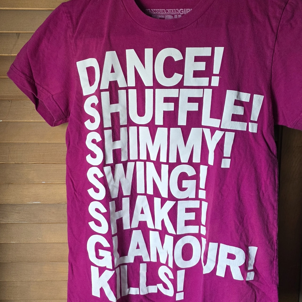 Glamour Kills Womens' Magenta Tee - Warped Tour